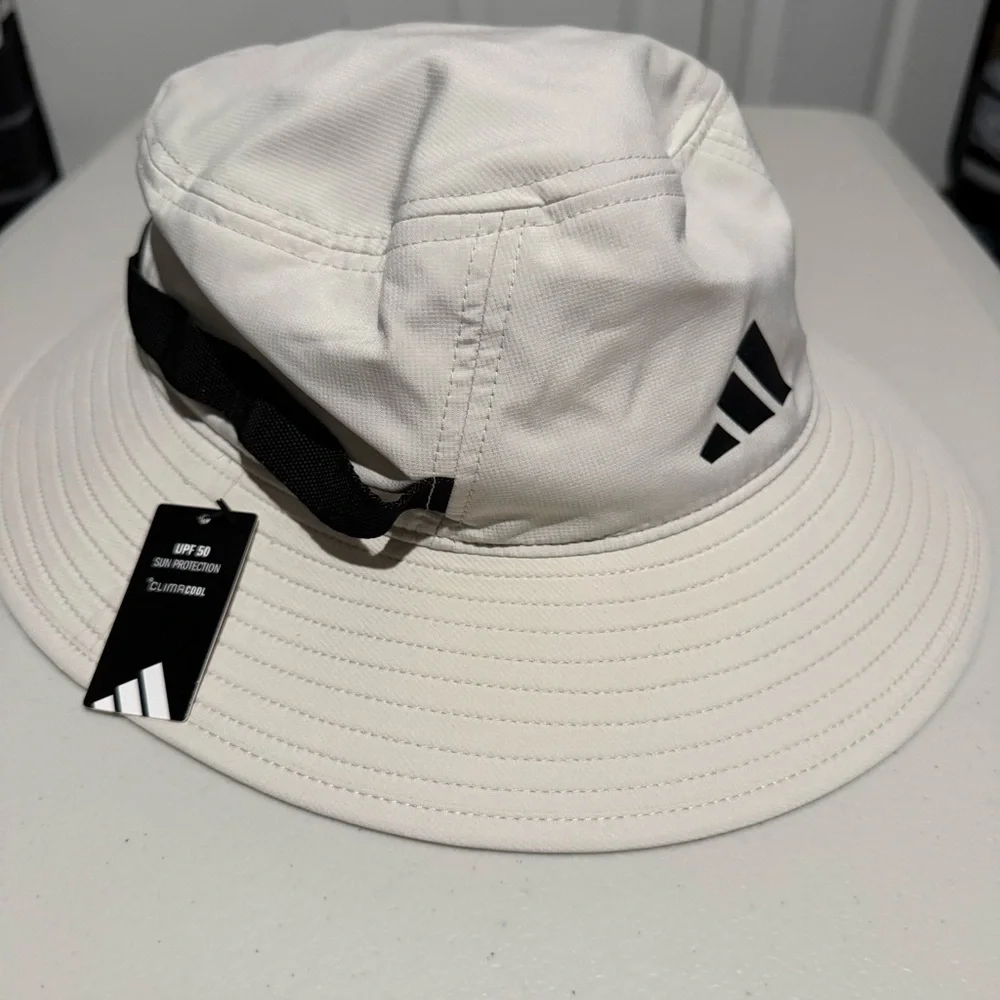 Adidas Men's UPF 50 Sun Protection Hat, Light Beige, One Size